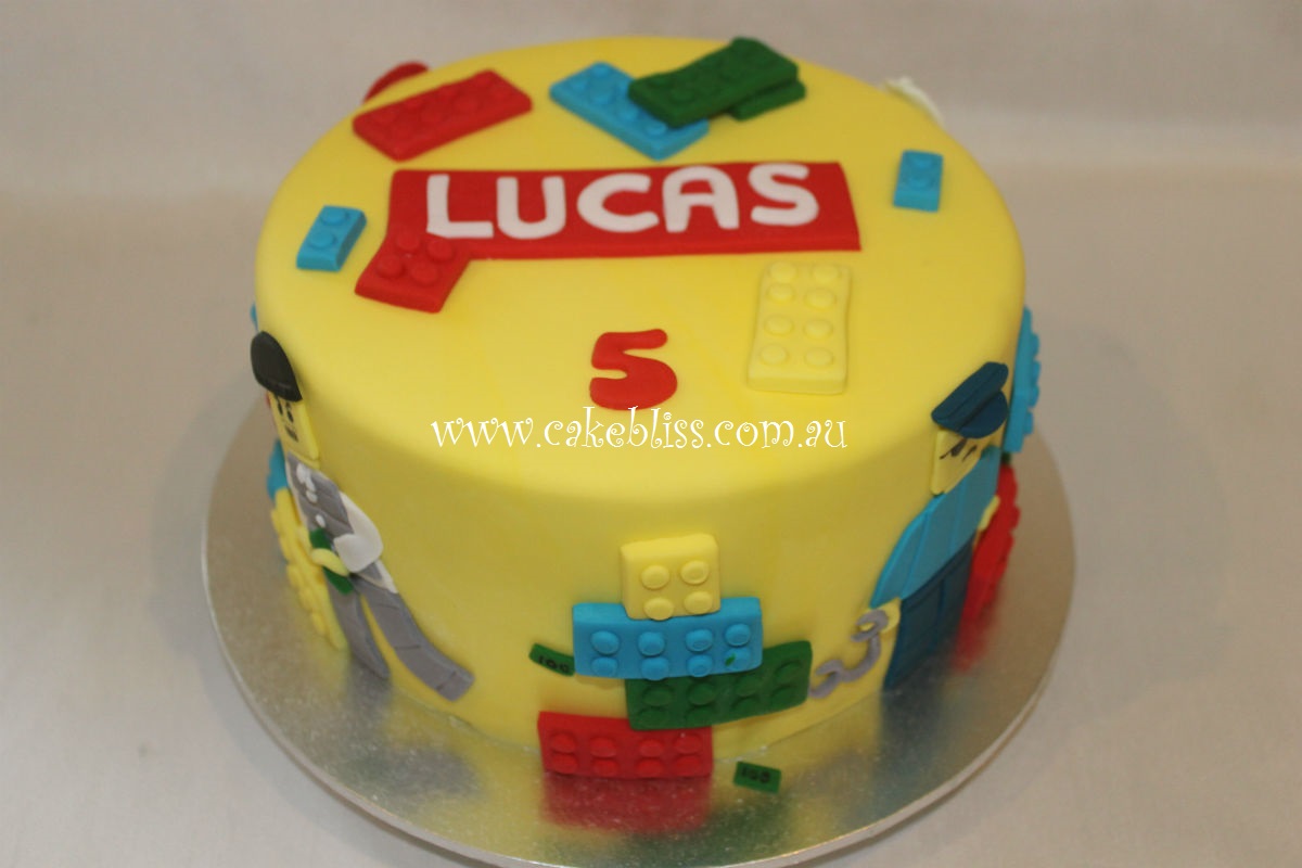 Lego city cake design 2025