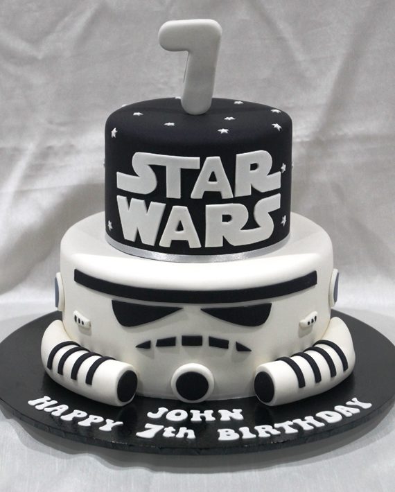 storm trooper birthday cake